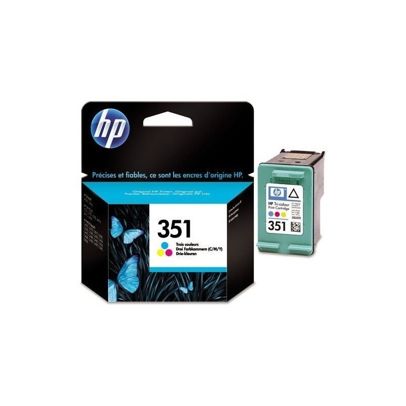 Cartouche d'encre couleur HP pour Officejet J5780 (N°351 / N°141), Toner Express : achat en ligne de Cartouche d'encre couleur H