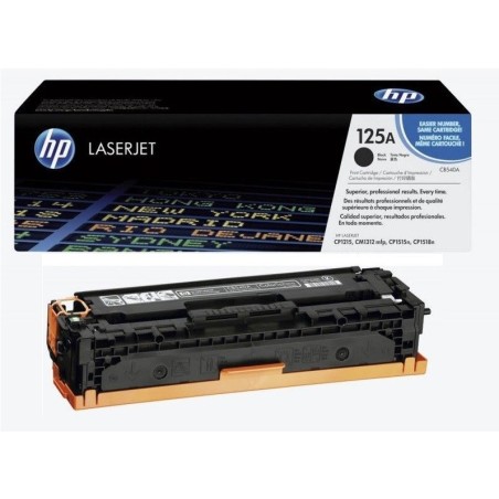 Toner noir HP pour Colorlaserjet CP 1215 / 1515 / 1518 (125A), Toner Express : achat en ligne de Toner noir HP pour Colorlaserje
