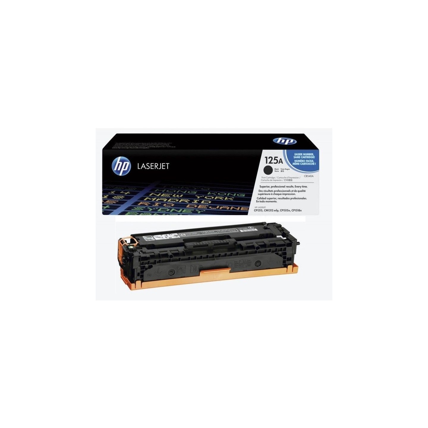 Toner noir HP pour Colorlaserjet CP 1215 / 1515 / 1518 (125A), Toner Express : achat en ligne de Toner noir HP pour Colorlaserje