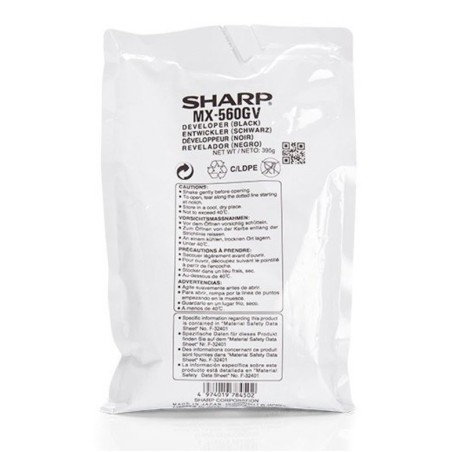 Développeur noir Sharp pour copieur MX M364N / M464N.... (MX-560GV)