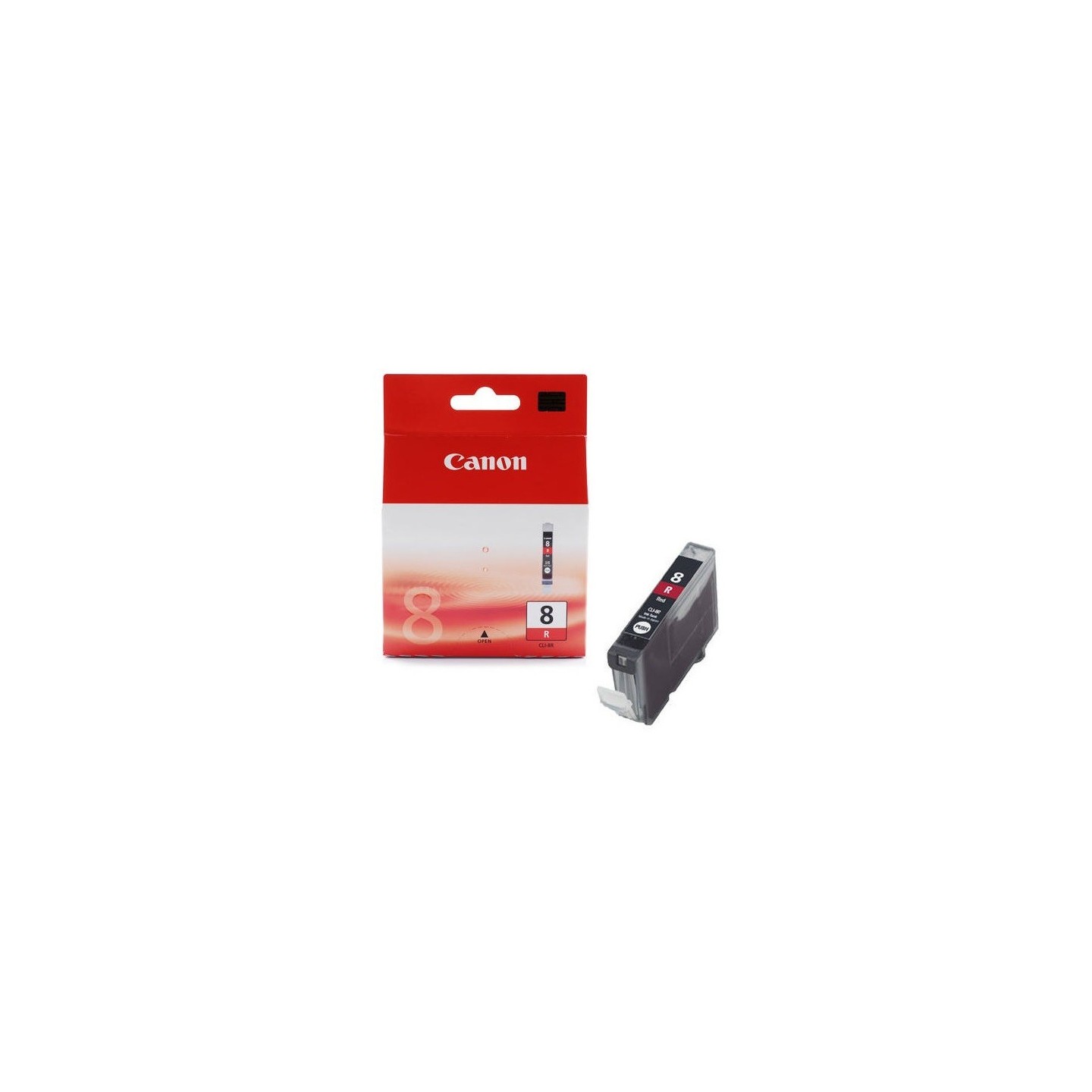 Cartouche d'encre Canon CLI-8R rouge, Toner Express : achat en ligne de Cartouche d'encre Canon CLI-8R rouge pour imprimante