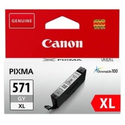 Cartouche Encre Grise Haute Capacité (CLI-571GY XL) pour Canon Pixma MG 5750 / MG 6850..., Toner Express : achat en ligne de Car