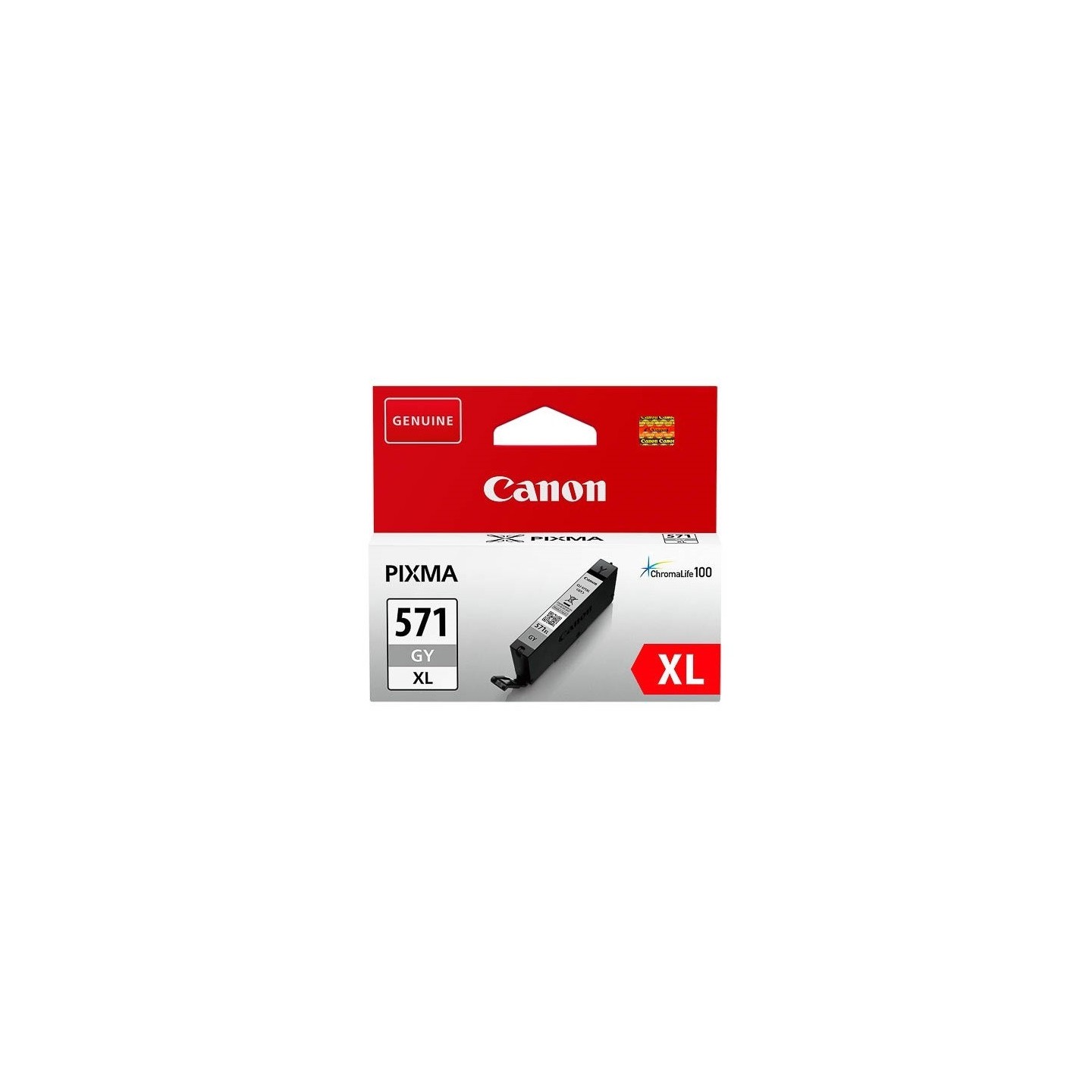 Cartouche Encre Grise Haute Capacité (CLI-571GY XL) pour Canon Pixma MG 5750 / MG 6850..., Toner Express : achat en ligne de Car