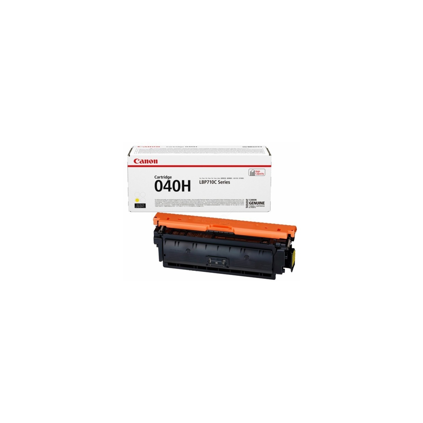 Cartouche Toner Jaune Haute Capacité CANON pour Imprimante Laser (N°040HY) - Capacité 10 000 pages
