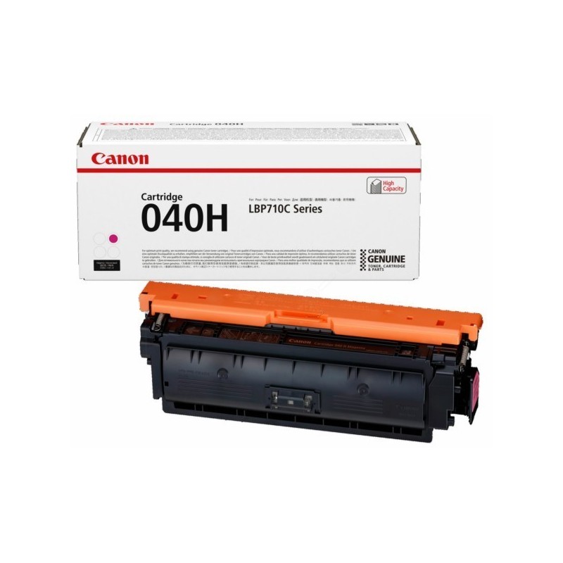 Cartouche Toner Magenta Haute Capacité CANON pour Imprimante Laser (N°040HM) - Capacité 10 000 pages