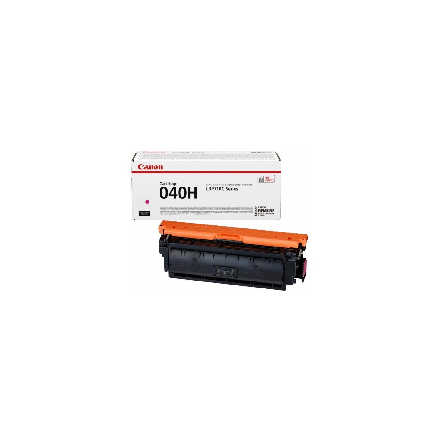 Cartouche Toner Magenta Haute Capacité CANON pour Imprimante Laser (N°040HM) - Capacité 10 000 pages