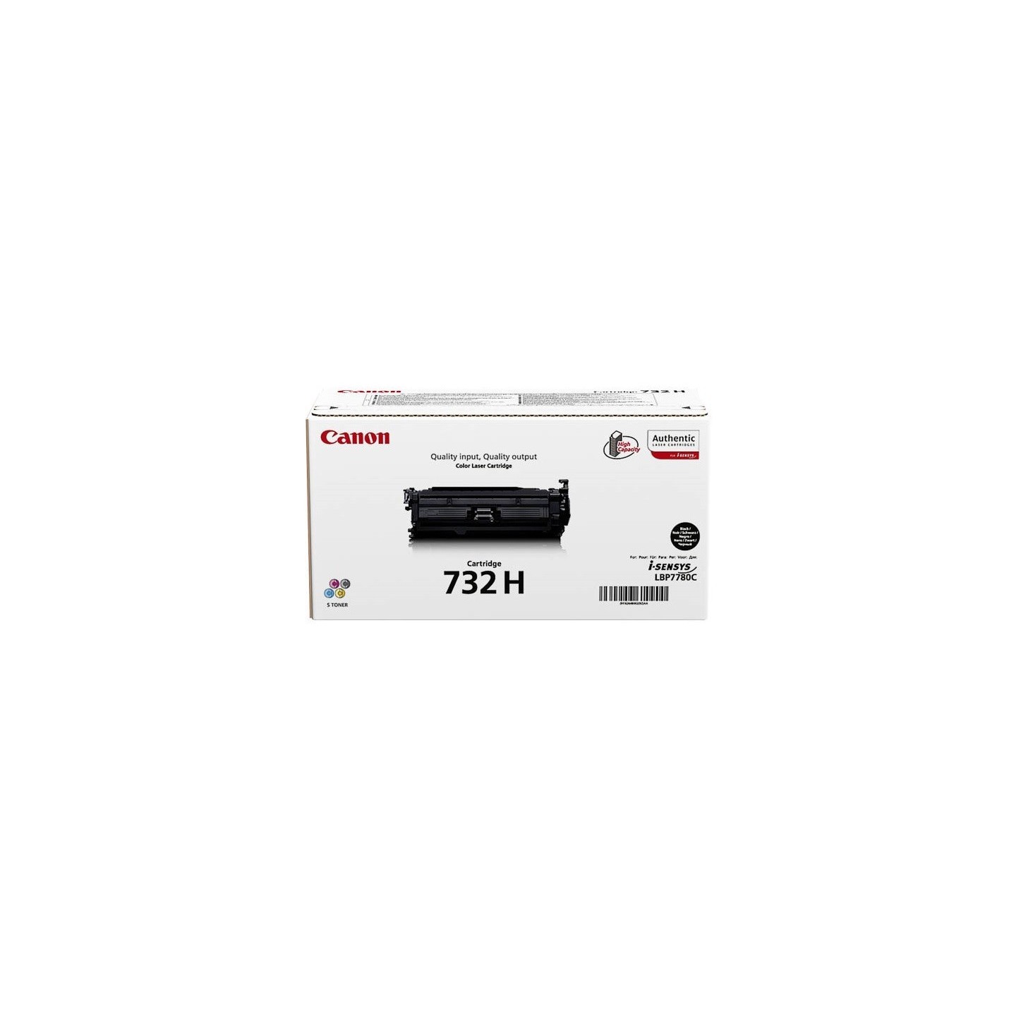 Toner noir Canon haute capacité pour I-Sensys LBP 7780cx (EP732H), Toner Express : achat en ligne de Toner noir Canon haute capa