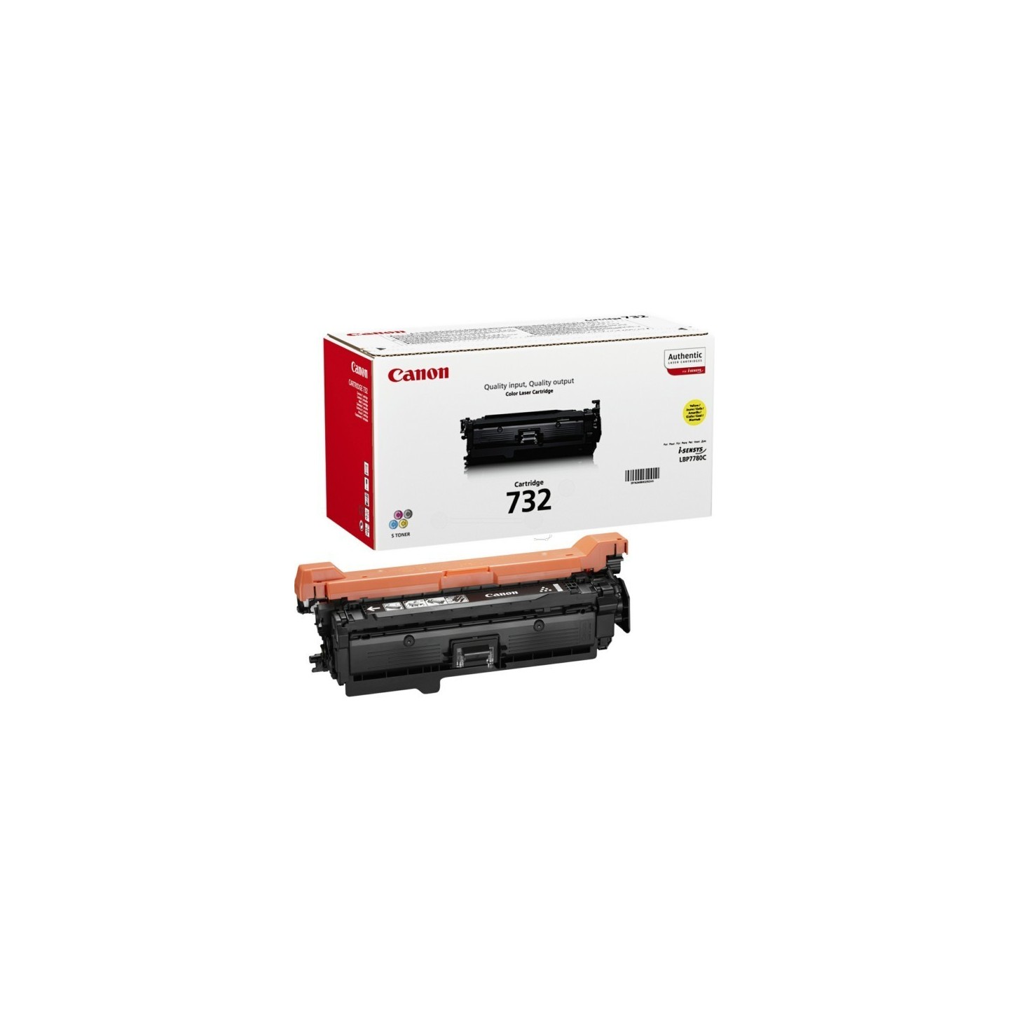 Toner jaune Canon pour I-Sensys LBP 7780cx (EP732), Toner Express : achat en ligne de Toner jaune Canon pour I-Sensys LBP 7780cx