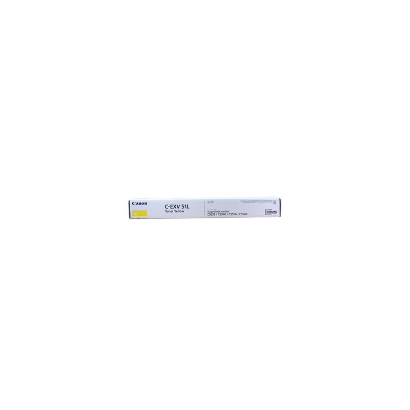 Toner jaune Canon pour IRC 5535i/ 5540i/ 5500 ...  (C-EXV51LY)