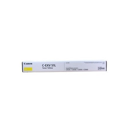 Toner jaune Canon pour IRC 5535i/ 5540i/ 5500 ...  (C-EXV51LY)