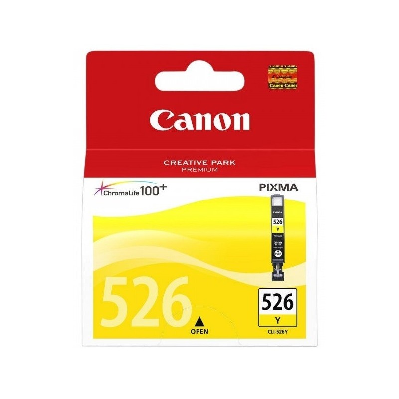 Cartouche jaune Canon CLI-526 pour IP4850 / MG5150....., Toner Express : achat en ligne de Cartouche jaune Canon CLI-526 pour IP