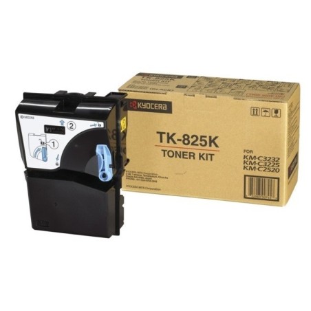 Toner noir Kyocera Mita KMC2520 / KMC3225 / KMC3232 ...(TK-825K), Toner Express : achat en ligne de Toner noir Kyocera Mita KMC2