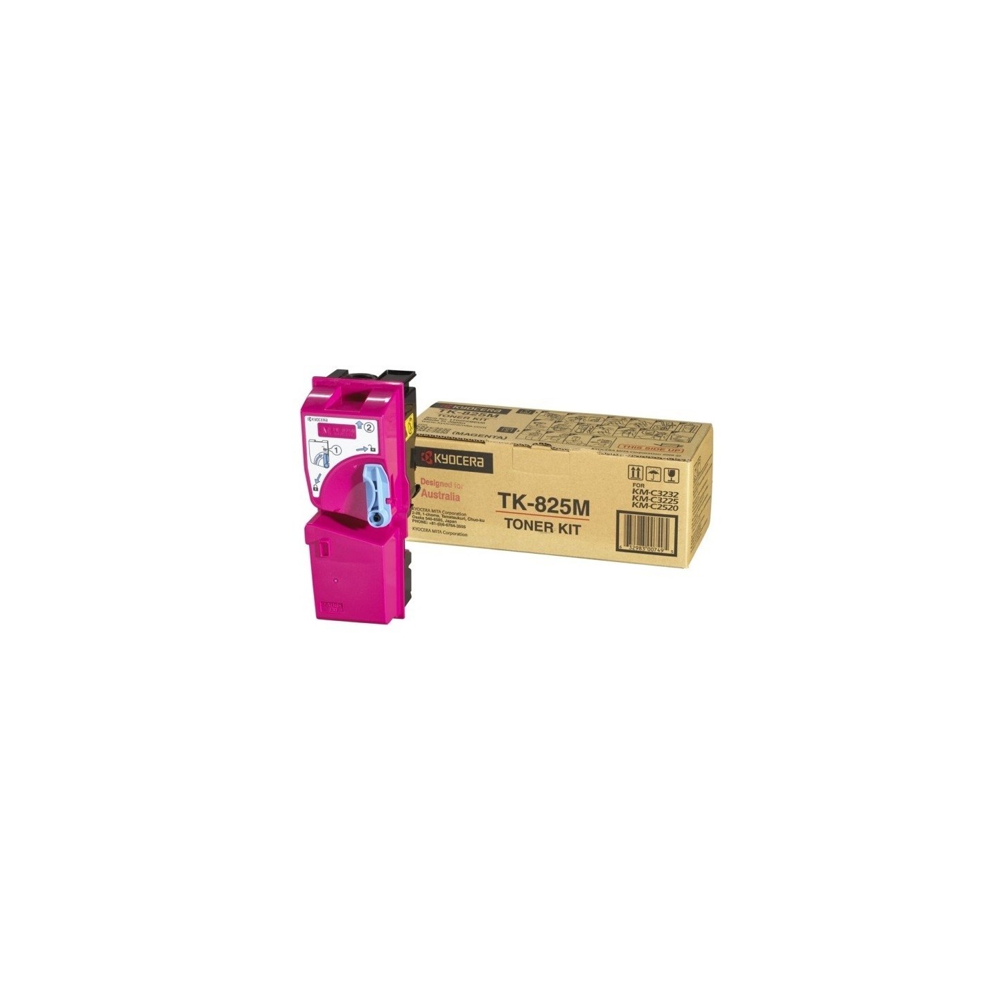 Toner magenta Kyocera Mita KMC2520 / KMC3225 / KMC3232 (TK-825M), Toner Express : achat en ligne de Toner magenta Kyocera Mita K