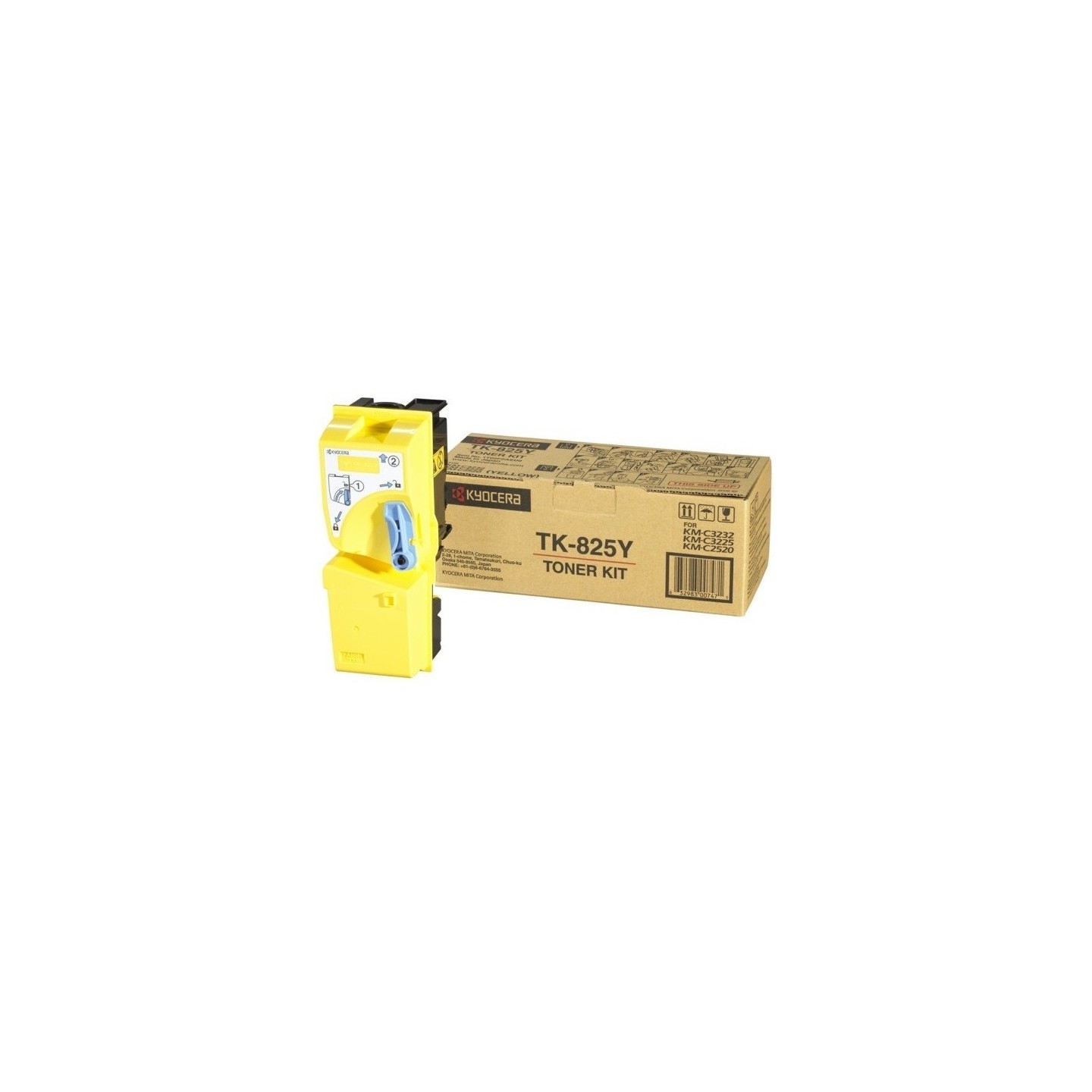 Toner jaune Kyocera Mita KMC2520 / KMC3225 / KMC3232 (TK-825Y), Toner Express : achat en ligne de Toner jaune Kyocera Mita KMC25