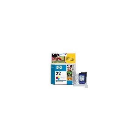 Cartouche Couleur HP pour Deskjet 3910 ... (N°22), Toner Express : achat en ligne de Cartouche Couleur HP pour Deskjet 3910 ... 