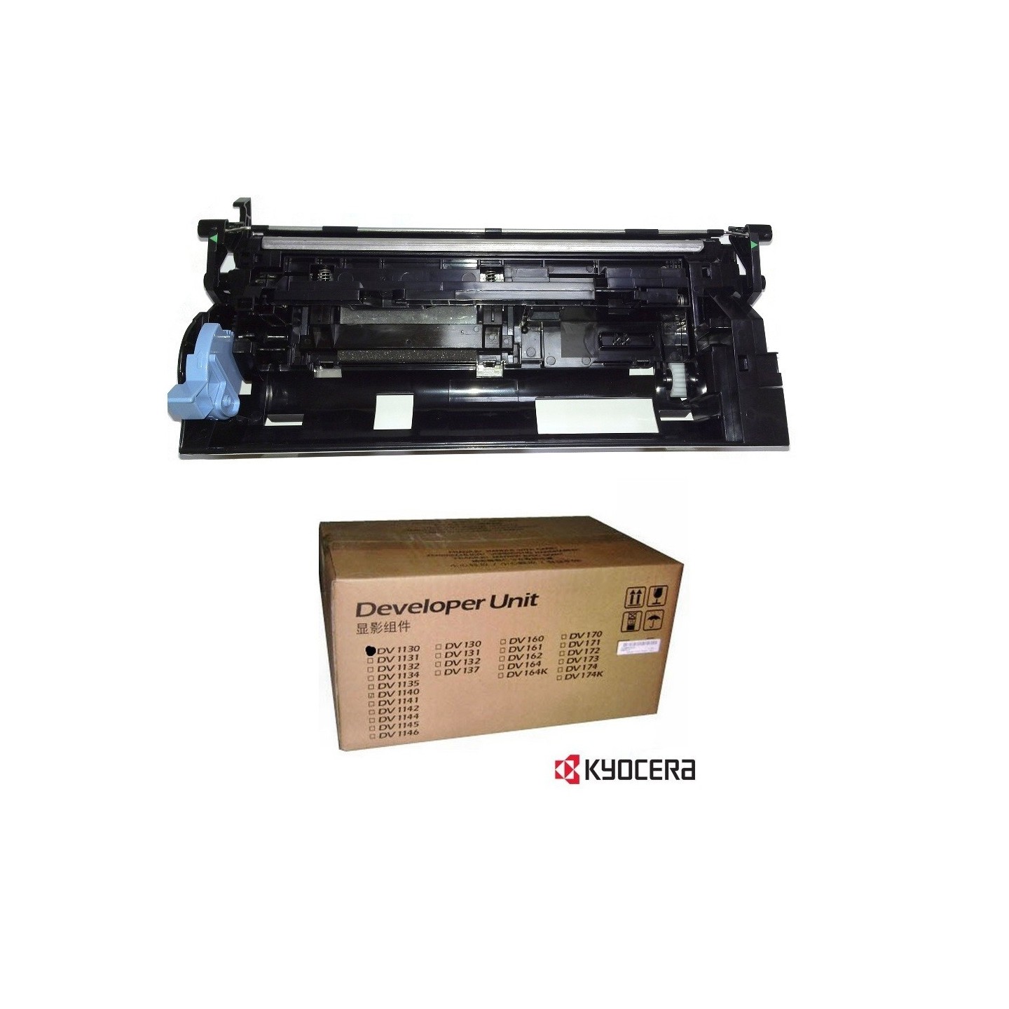 Unité de développement (développeur) noir Kyocera Mita pour FS 1130/ ECOSYS M2030dn... (DV1130(E))