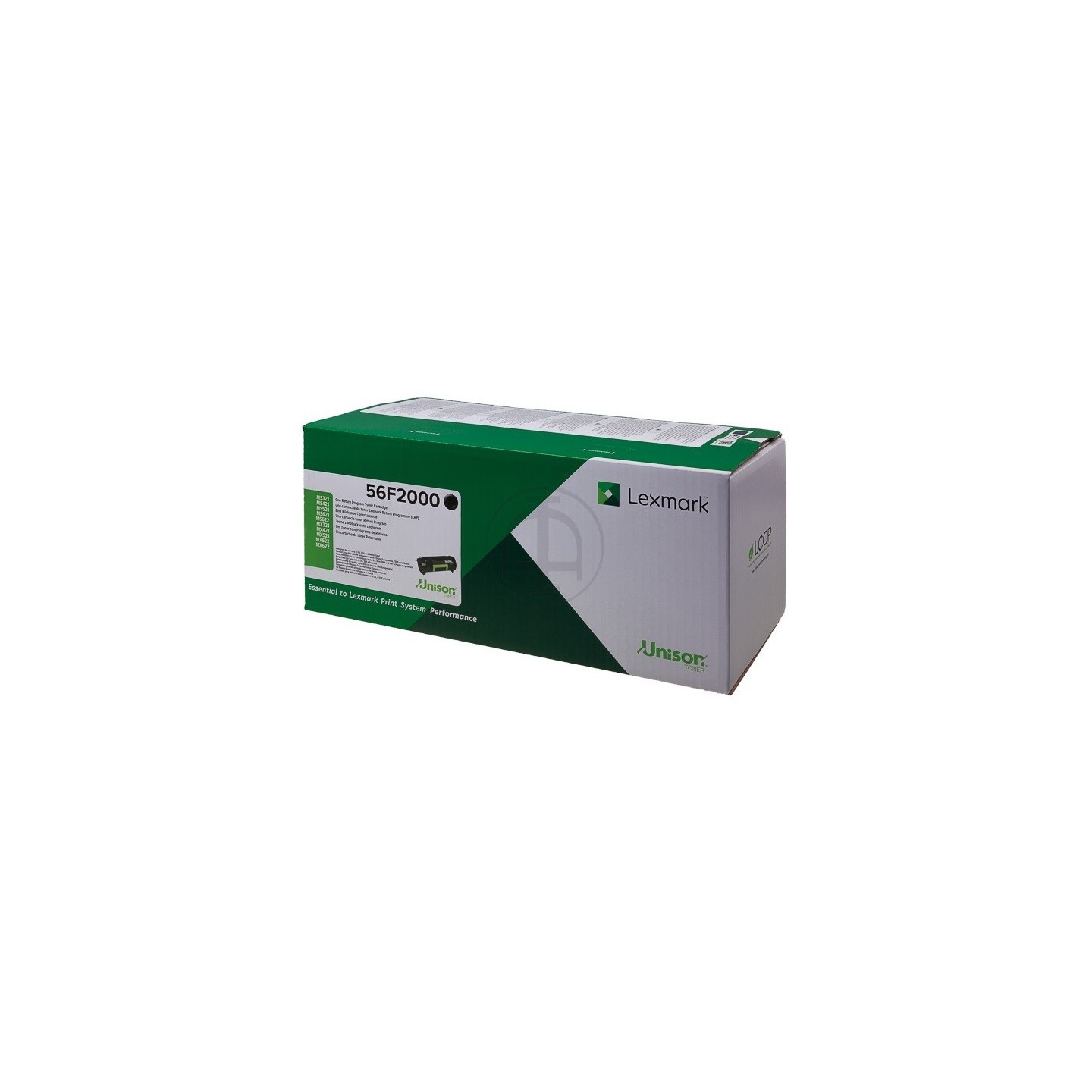 Cartouche de toner noir Lexmark (6K) - Programme de retour - 56F2000