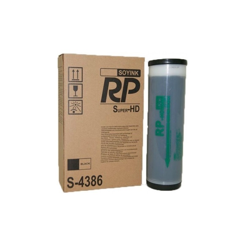 Pack 2 * Cartouche d'encre noir super HD Riso pour RP3700 - RP3790