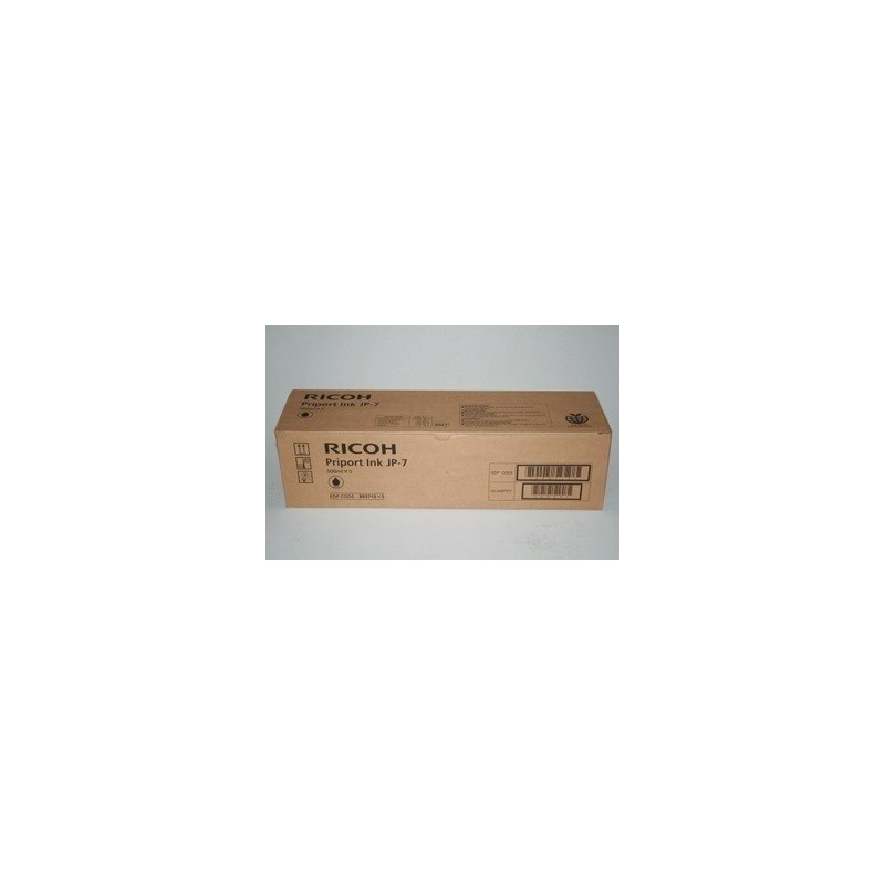 Pack 5 encres Noir Ricoh JP 7 pour Priport JP750...