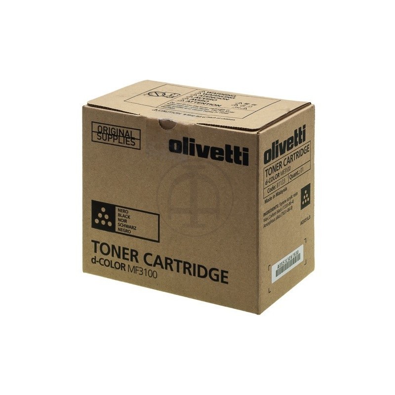 Toner Noir Original Olivetti pour D-Color MF3100