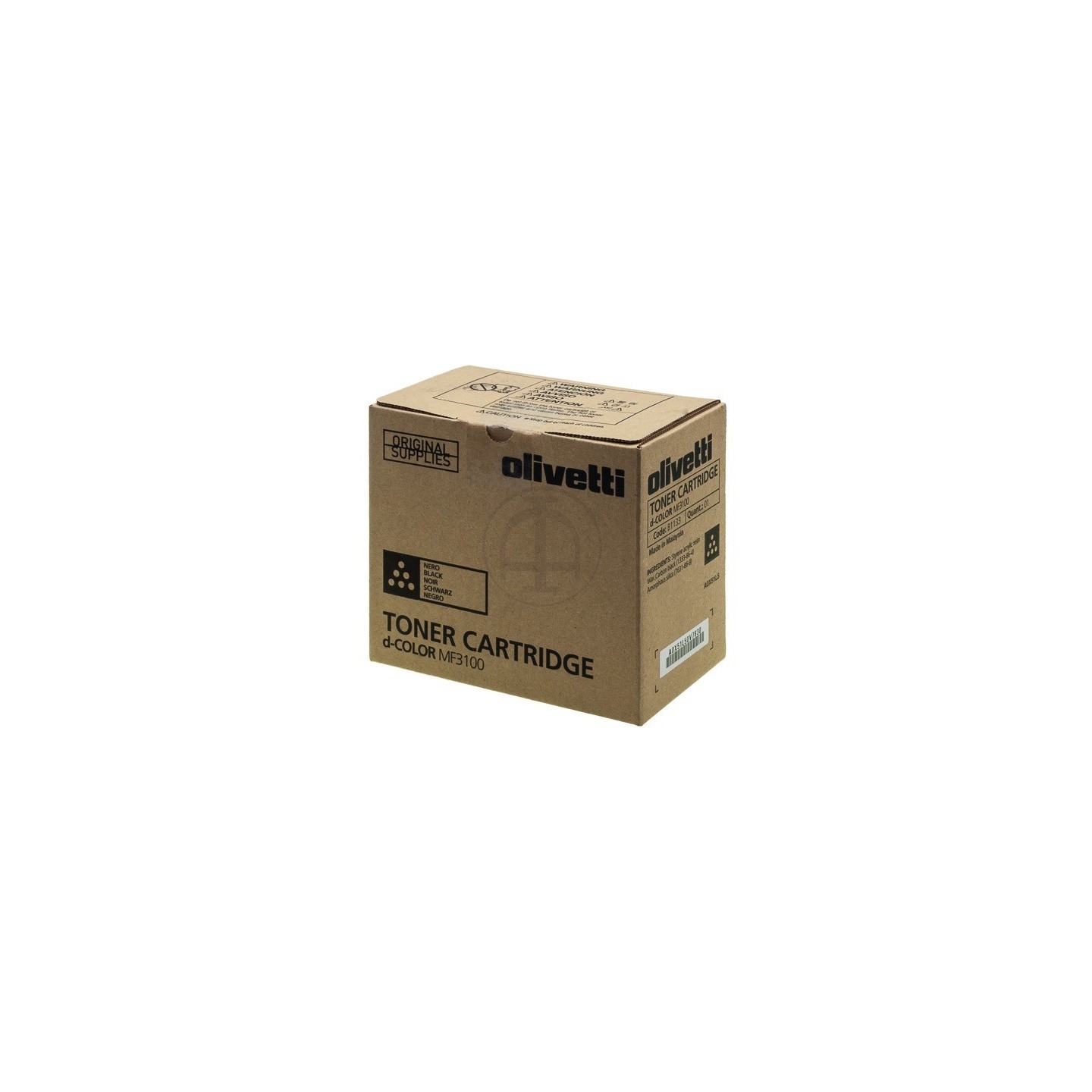 Toner Noir Original Olivetti pour D-Color MF3100