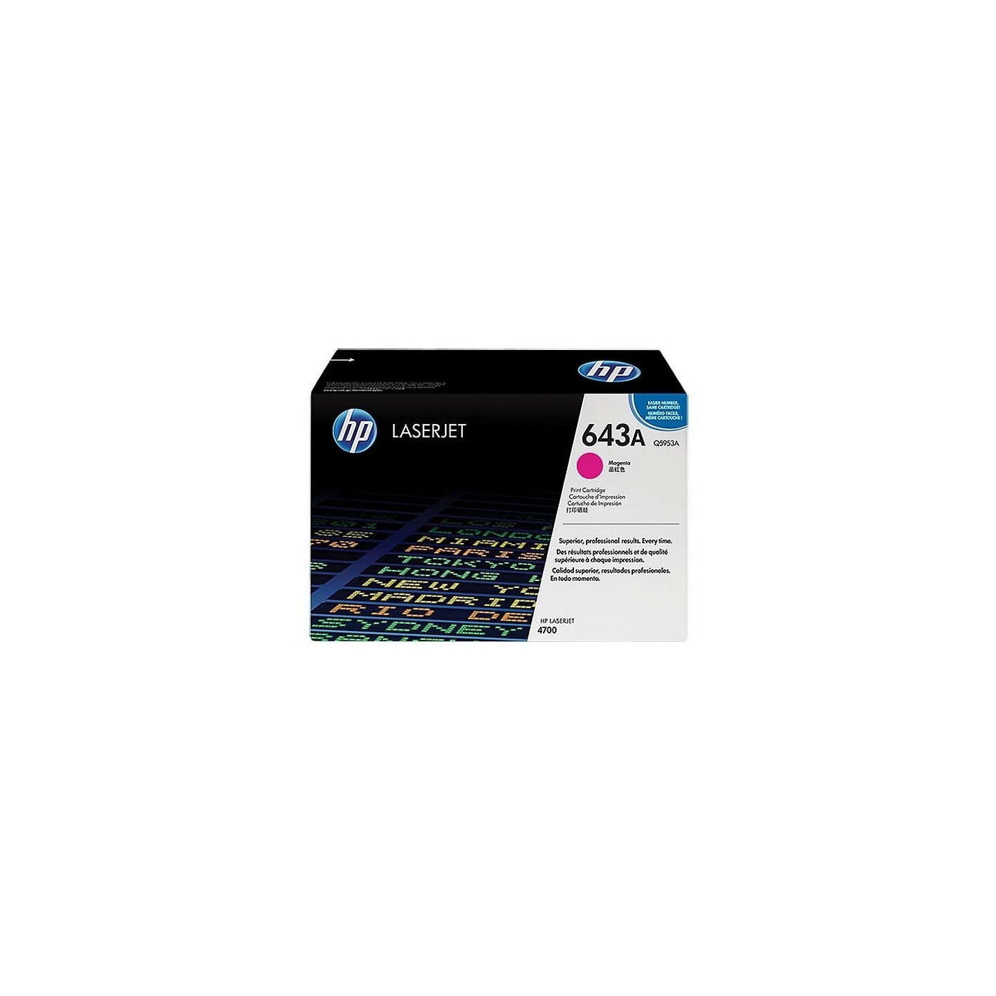 Toner Magenta pour HP Color LaserJet 4700 (643A), Toner Express : achat en ligne de Toner Magenta pour HP Color LaserJet 4700 (6
