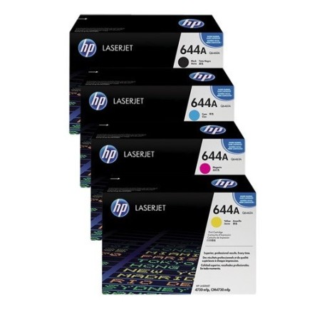 Pack de 4 toners HP pour Color LaserJet 4700 (643A), Toner Express : achat en ligne de Pack de 4 toners HP pour Color LaserJet 4