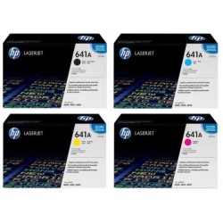 Pack de 4 Toners HP pour Color LaserJet 4600/4650 (641A), Toner Express : achat en ligne de Pack de 4 Toners HP pour Color Laser