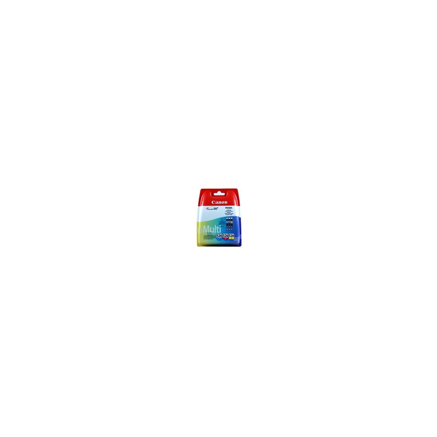 Pack tricolor Canon CLI-526C/M/Y pour IP4850 / MG5150....., Toner Express : achat en ligne de Pack tricolor Canon CLI-526C/M/Y p