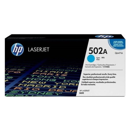 Toner cyan pour HP 3600/3800 (502A), Toner Express : achat en ligne de Toner cyan pour HP 3600/3800 (502A) pour imprimante