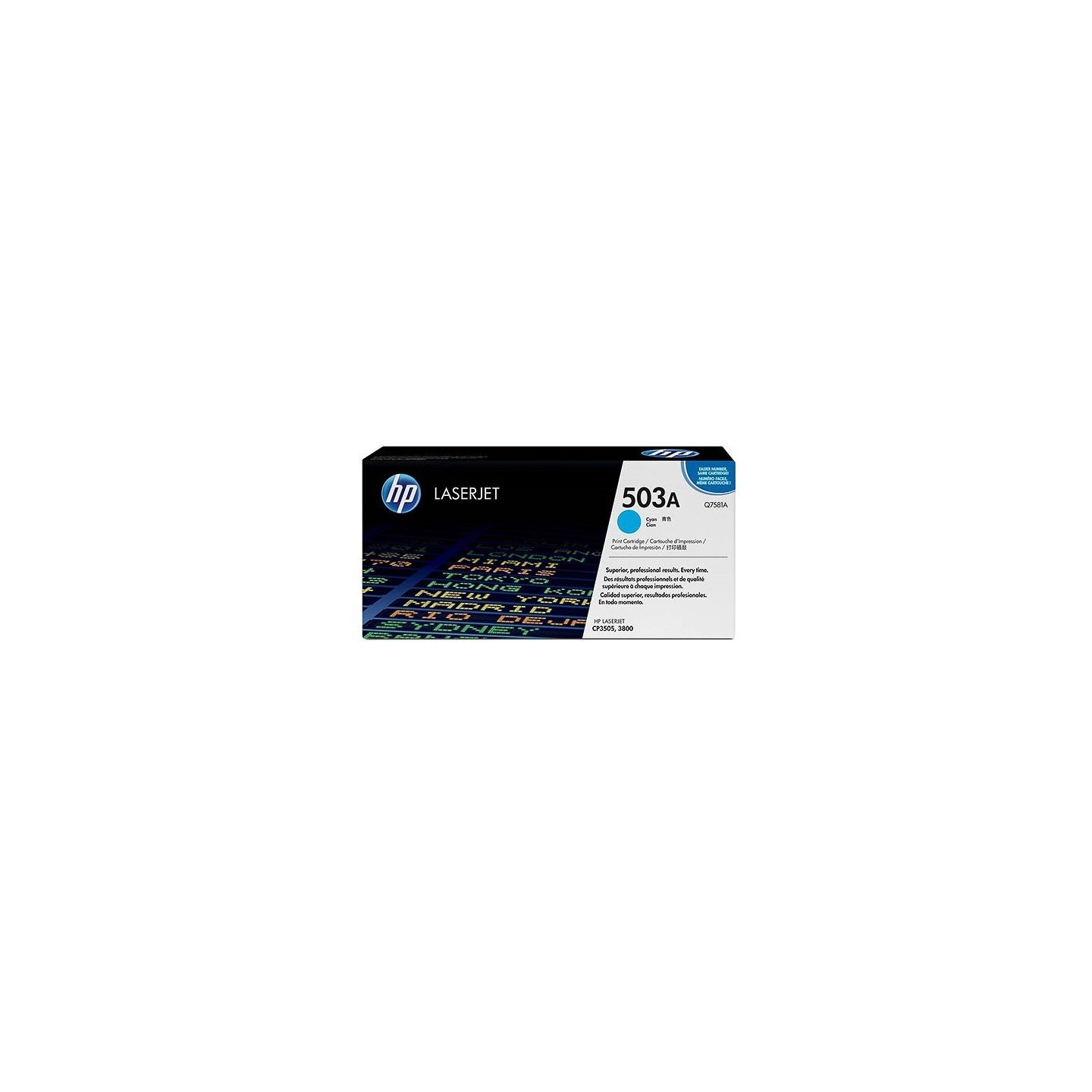 Toner cyan Haute Capa pour imprimante HP 3800 / CP3505 (503A), Toner Express : achat en ligne de Toner cyan Haute Capa pour impr