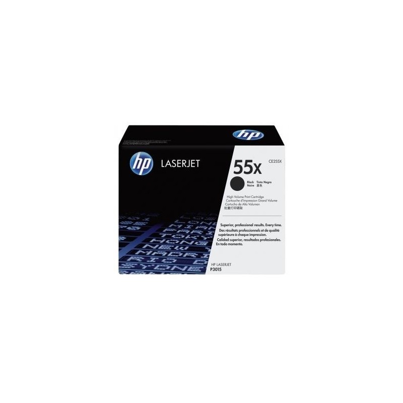 Toner noir HP haute capacité pour laserjet P3010 (55X), Toner Express : achat en ligne de Toner noir HP haute capacité pour lase