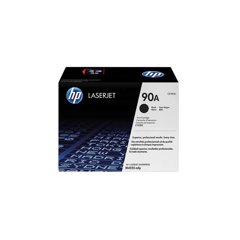 Toner noir Hp pour laserjet M4555, M601, M602, M603  (90A), Toner Express : achat en ligne de Toner noir Hp pour laserjet M4555,
