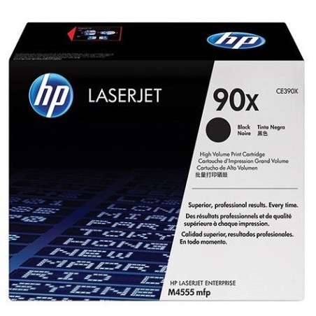 Toner noir haute capacité Hp pour laserjet M4555, M602, M603 (90X), Toner Express : achat en ligne de Toner noir haute capacité 