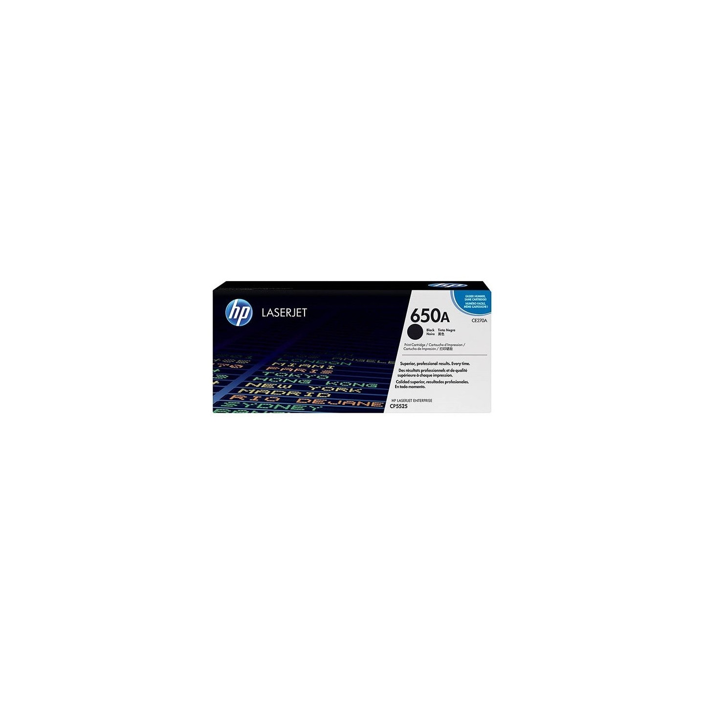 Toner noir HP pour Color Laserjet CP5525... (650A), Toner Express : achat en ligne de Toner noir HP pour Color Laserjet CP5525..