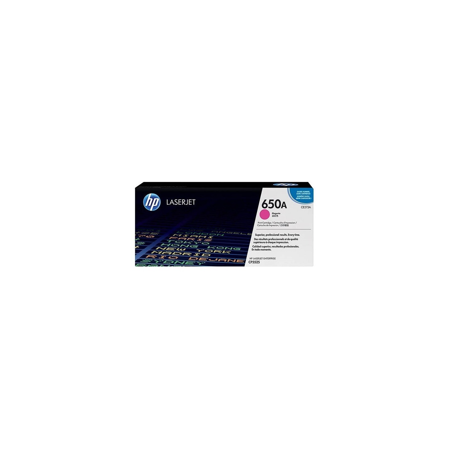Toner magenta HP pour Color Laserjet CP5525... (650A), Toner Express : achat en ligne de Toner magenta HP pour Color Laserjet CP