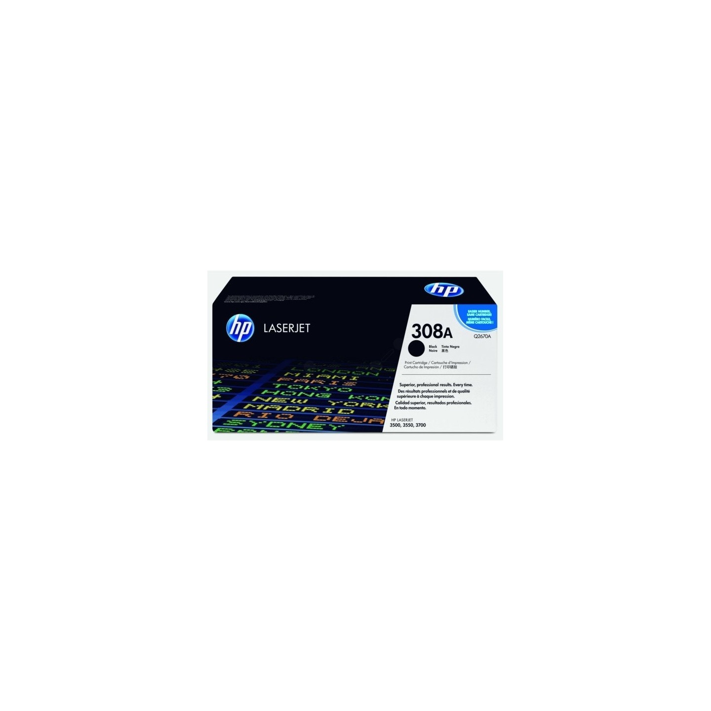 Toner HP noire pour Color LaserJet 3500/3700 (308A), Toner Express : achat en ligne de Toner HP noire pour Color LaserJet 3500/3