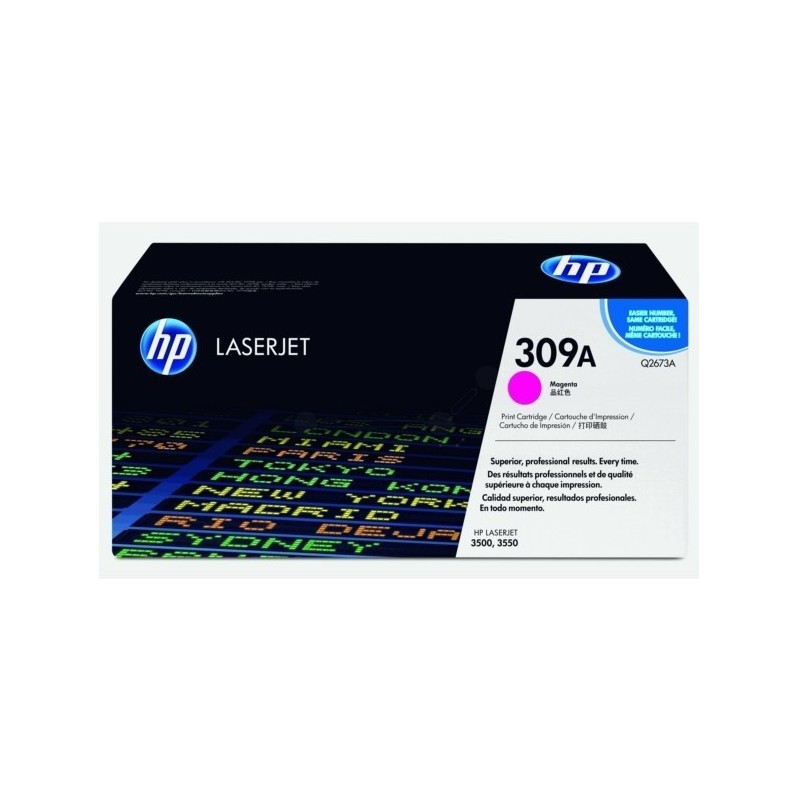 Toner HP magenta pour Color LaserJet 3500 (309A), Toner Express : achat en ligne de Toner HP magenta pour Color LaserJet 3500 (3