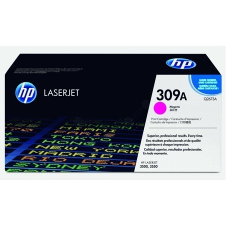Toner HP magenta pour Color LaserJet 3500 (309A), Toner Express : achat en ligne de Toner HP magenta pour Color LaserJet 3500 (3