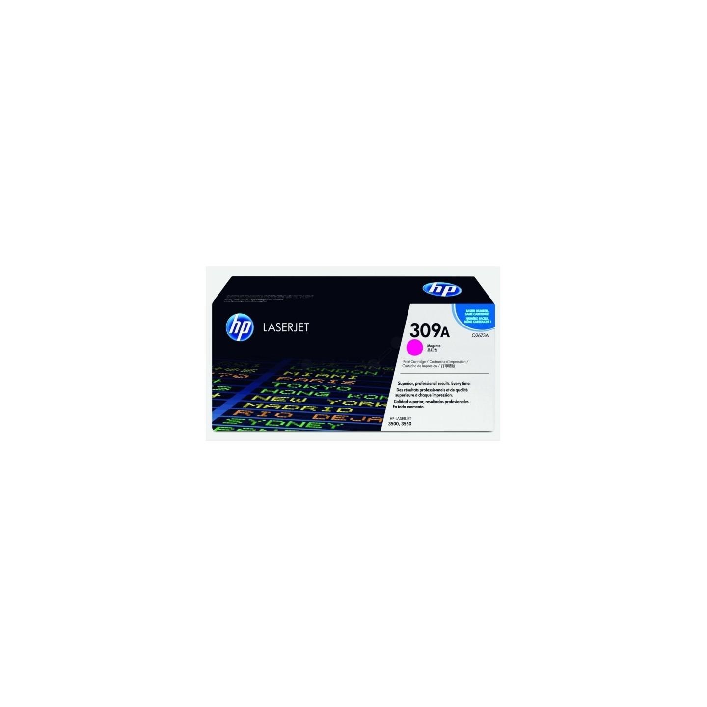 Toner HP magenta pour Color LaserJet 3500 (309A), Toner Express : achat en ligne de Toner HP magenta pour Color LaserJet 3500 (3