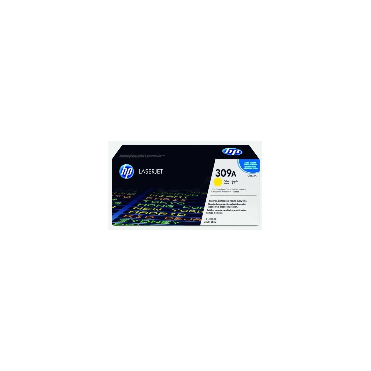 Toner HP jaune pour Color LaserJet 3500 (309A), Toner Express : achat en ligne de Toner HP jaune pour Color LaserJet 3500 (309A)