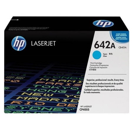 Toner cyan pour HP CLJ CP4005 / CP4005N / CP4005DN (642A), Toner Express : achat en ligne de Toner cyan pour HP CLJ CP4005 / CP4