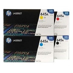 Pack de 4 Toners HP pour Color LaserJet 5500 - 5550 (645A), Toner Express : achat en ligne de Pack de 4 Toners HP pour Color Las