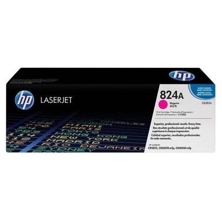 Toner magenta HP pour Color Laserjet CP6015 / CM6030 / CM6040 (824A), Toner Express : achat en ligne de Toner magenta HP pour Co