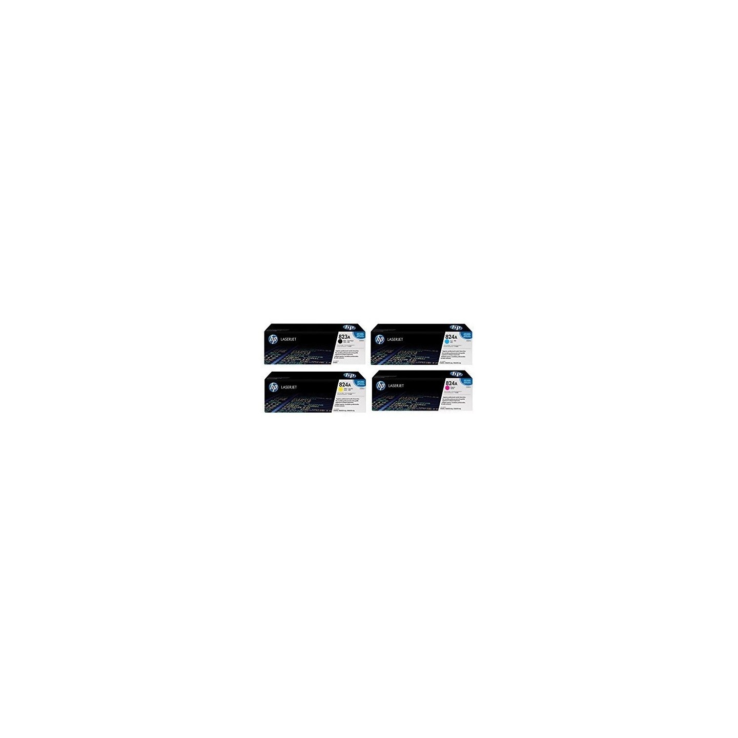 Pack de 4 toners HP pour Color Laserjet CP6015 / CM6030 / CM6040 (824A), Toner Express : achat en ligne de Pack de 4 toners HP p