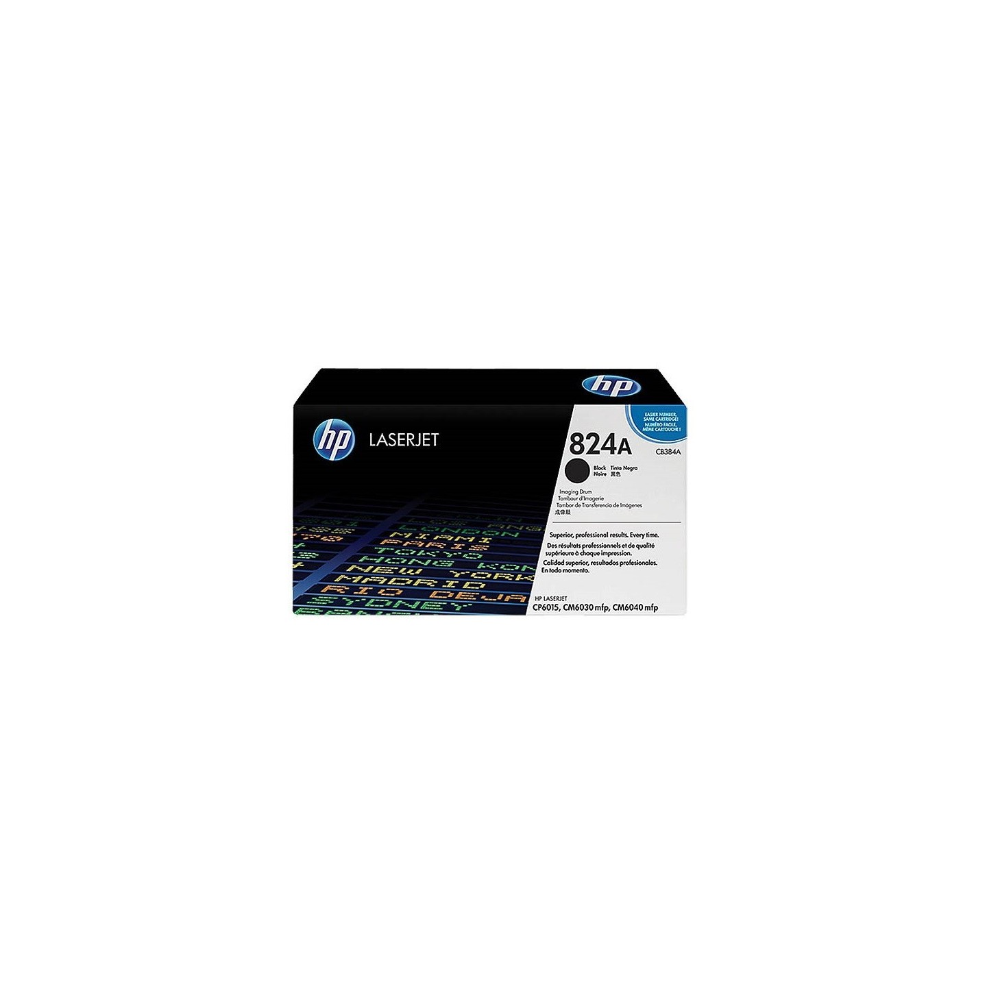 Kit tambour noir HP pour Color Laserjet CP6015 / CM6030 / CM6040 (824A), Toner Express : achat en ligne de Kit tambour noir HP p