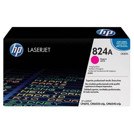 Kit tambour magenta HP pour Color Laserjet CP6015 / CM6030 / CM6040 (824A), Toner Express : achat en ligne de Kit tambour magent