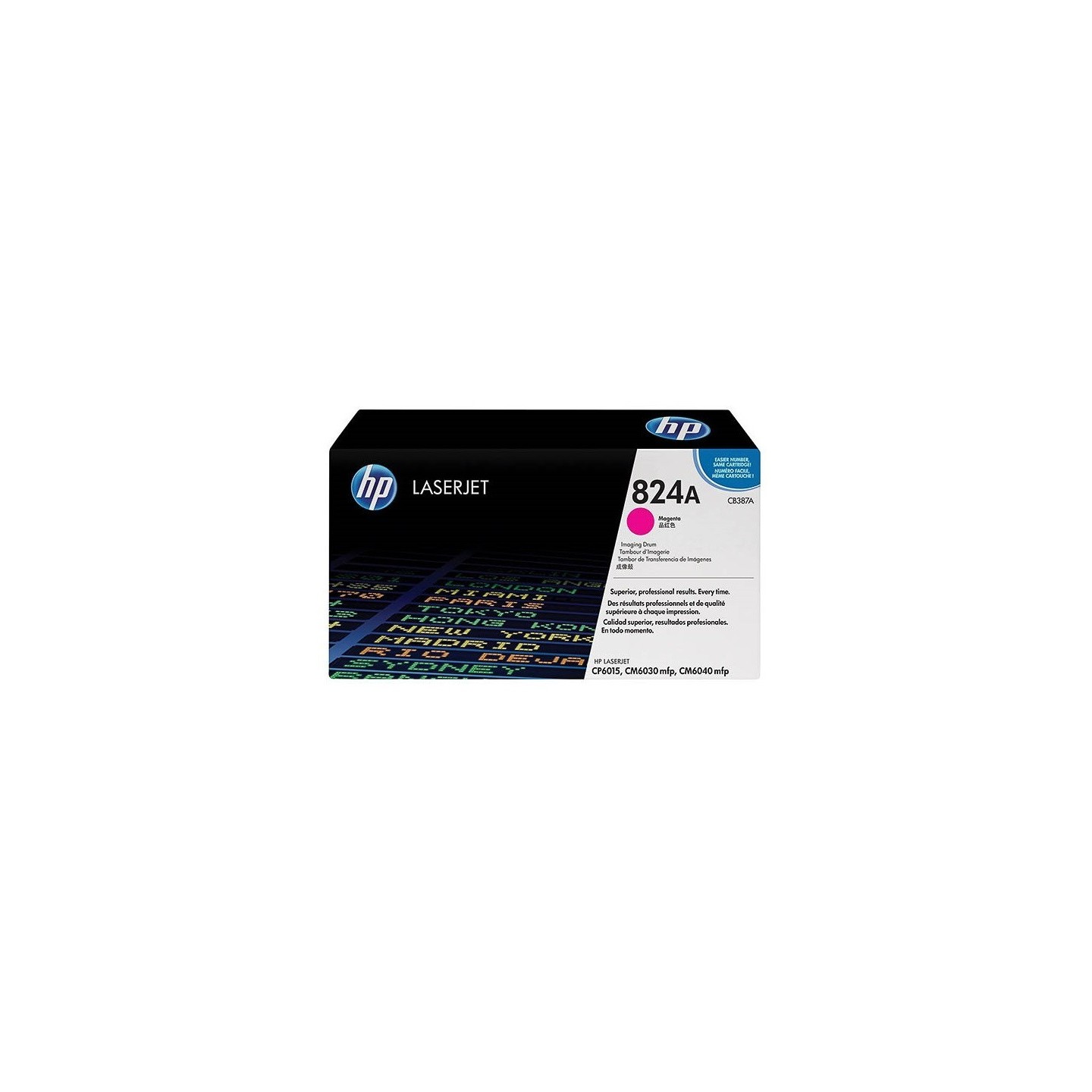 Kit tambour magenta HP pour Color Laserjet CP6015 / CM6030 / CM6040 (824A), Toner Express : achat en ligne de Kit tambour magent