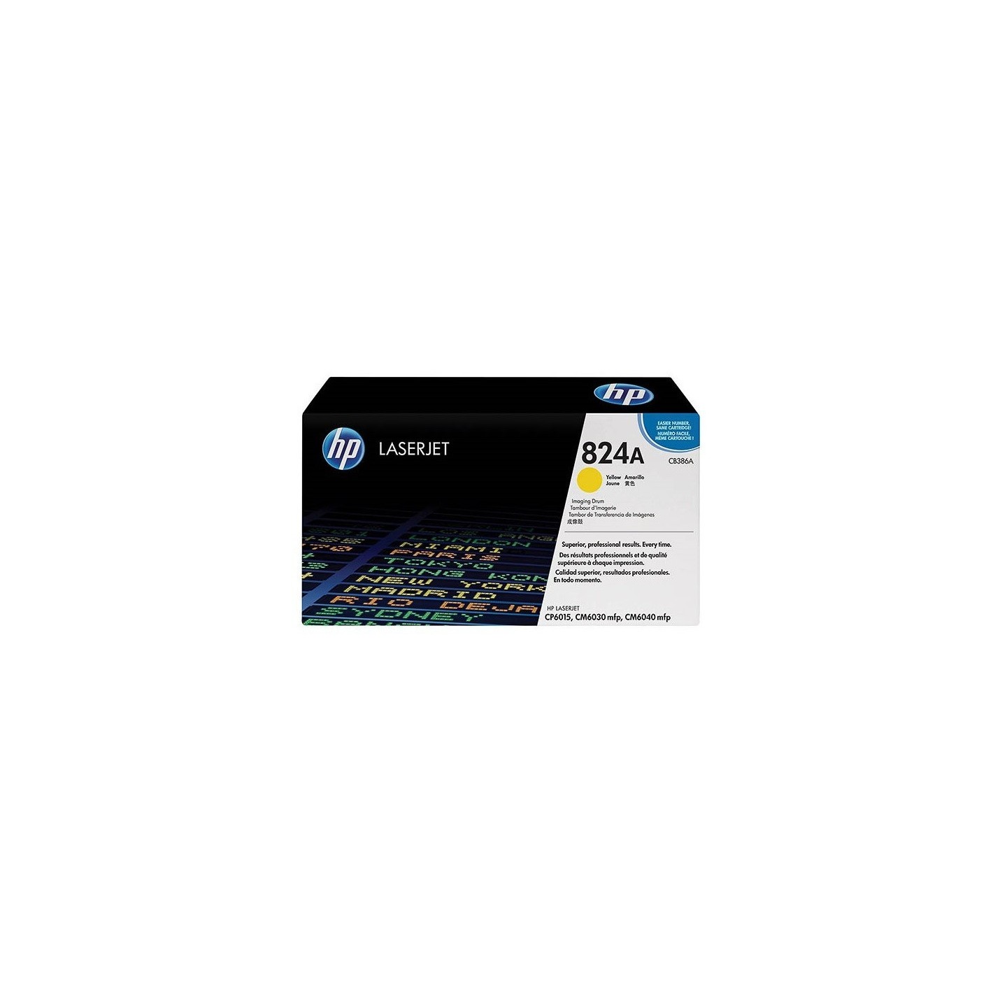 Kit tambour jaune HP pour Color Laserjet CP6015 / CM6030 / CM6040 (824A), Toner Express : achat en ligne de Kit tambour jaune HP