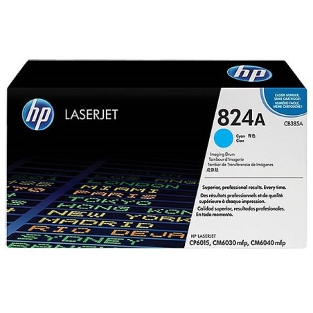 Kit tambour cyan HP pour Color Laserjet CP6015 / CM6030 / CM6040 (824A), Toner Express : achat en ligne de Kit tambour cyan HP p